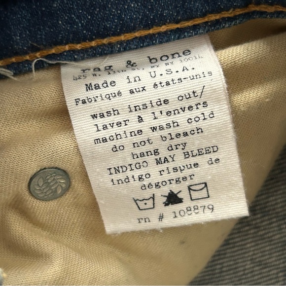 Rag & Bone The Dre Jean size 28 - Picture 5 of 6